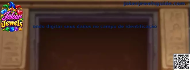 Onde digitar seus dados